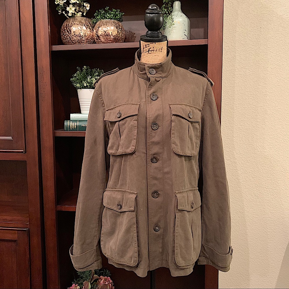 Fossil Field Coat Medium Khaki Green